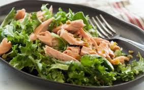 Poach salmon on Monday and throw the left overs onto arugula for a lunch salad the next day...